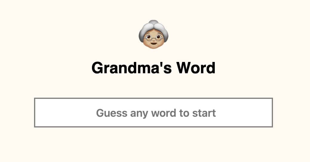 grandma